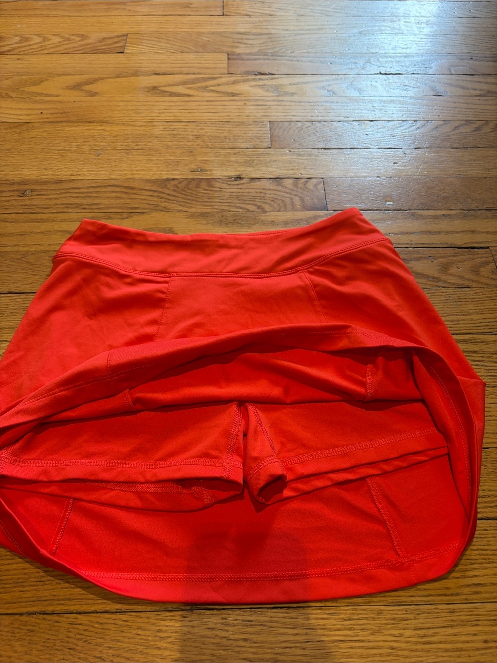 NWOT Nike Golf Women’s Dri-Fit Orange Sport Skort with Swoosh. Size XS - Picture 4 of 4